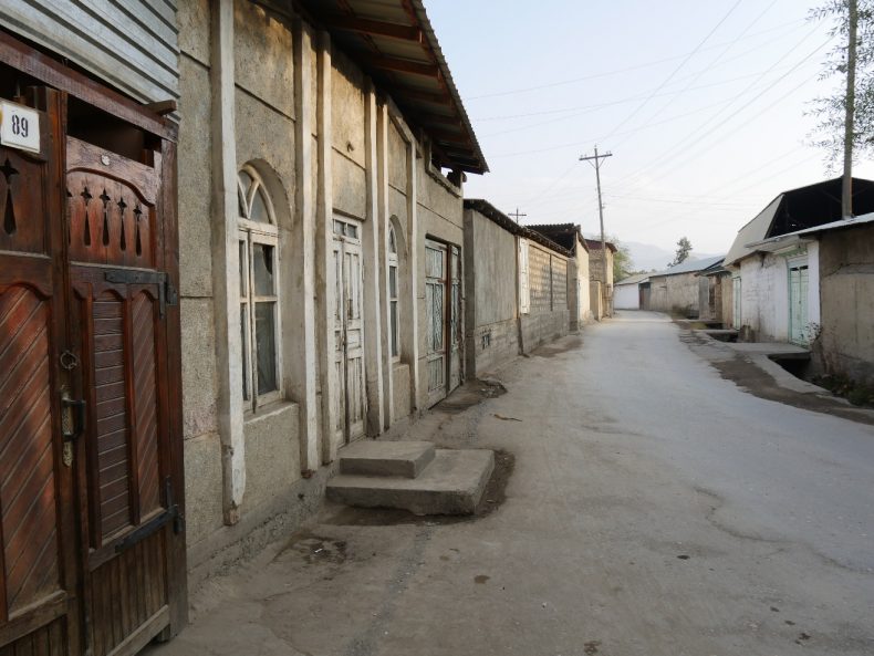 Chorqisloq, Tajikistan - A remote town where 69 villagers, including women and children, left to Syria. Image by Iris Oppelaar.