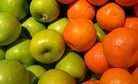 India: Apples, China: Oranges