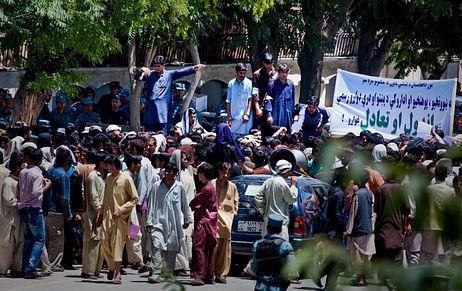 Pashtun students demonstration in Kabul Pashtun students demonstration in Kabul