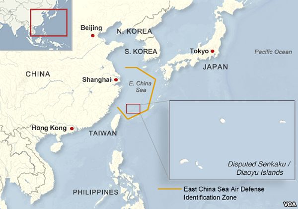 china japan air defense zone