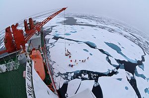 China Launches First Domestically Built Polar Icebreaker