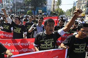 Myanmar’s ‘Black Page’ Media Protest