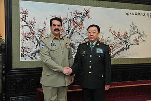 With Obama in India, China Hosts Pakistan’s Army Chief