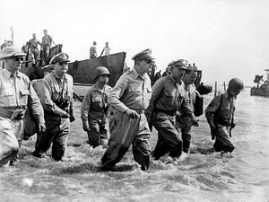 Image result for trump as macarthur returning to philippines