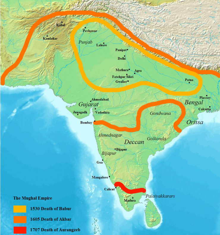 Mughal_Historical_Map