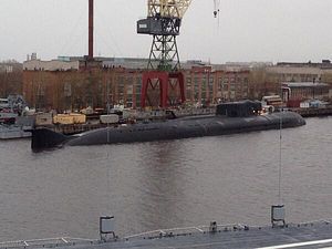 Russian Submarine Catches Fire