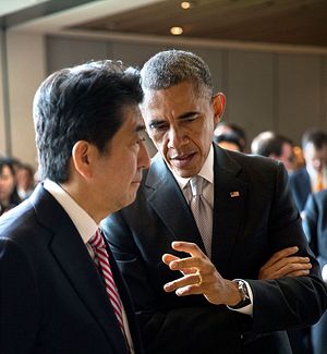 Japanese PM Visits U.S. To Talk Security With Obama