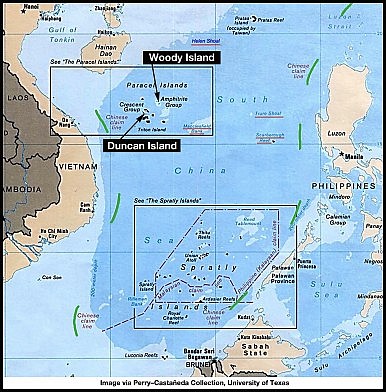 Map Woody and Duncan islands GOOD CAPTION fram new