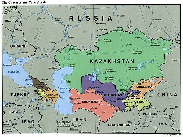 Central Asia Countries And Regions Map Ranking The Central Asian States As Investment Destinations – The Diplomat