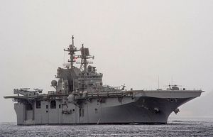 US Navy Builds Largest-Ever Amphibious Assault Ship for F-35 Fighters