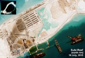 South China Sea: Satellite Imagery Shows Intensive Chinese Building