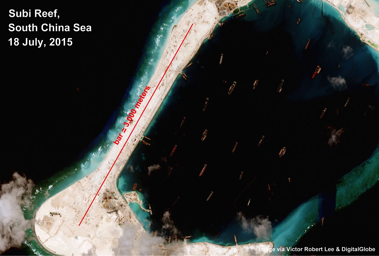 South China Sea: Satellite Imagery Shows Intensive Chinese Building ...