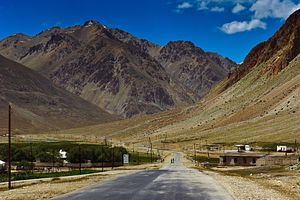 Tajik Leader in China, Building Roads