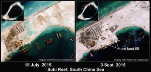 South China Sea: Satellite Imagery Makes Clear China’s Runway Work at Subi Reef