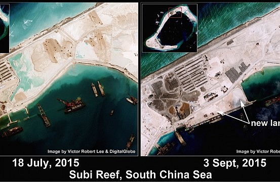 South China Sea: Satellite Imagery Makes Clear China’s Runway Work at ...