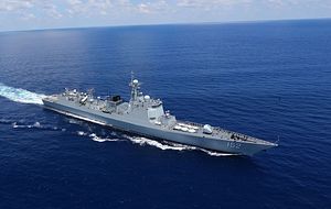 Chinese Navy Holds Rare Live-Fire Drill in Western Indian Ocean