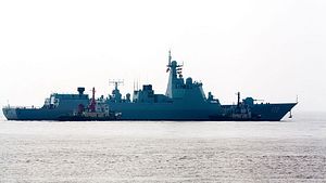 China Launches New Guided-Missile Destroyer