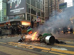 Fires, Gunshots, and Violence Mar Latest Hong Kong Protest