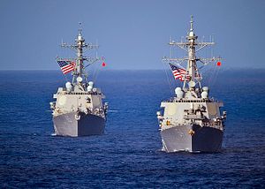 2 US Warships Transit Taiwan Strait