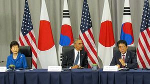 On Nuclear Summit Sidelines, US, South Korea, and Japan Stand Against North Korea