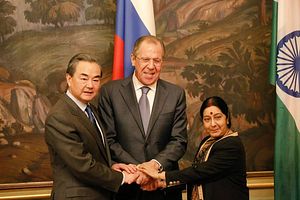 Foreign Ministers of Russia, India, China Meet in Moscow