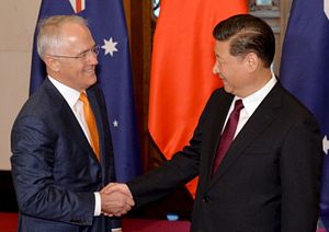 Malcolm Turnbull’s Visit to China
