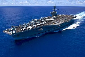 US Navy Installs First Drone Command Aboard Aircraft Carrier