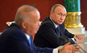 Uzbekistan&#8217;s Karimov Out-Talks Putin in Moscow