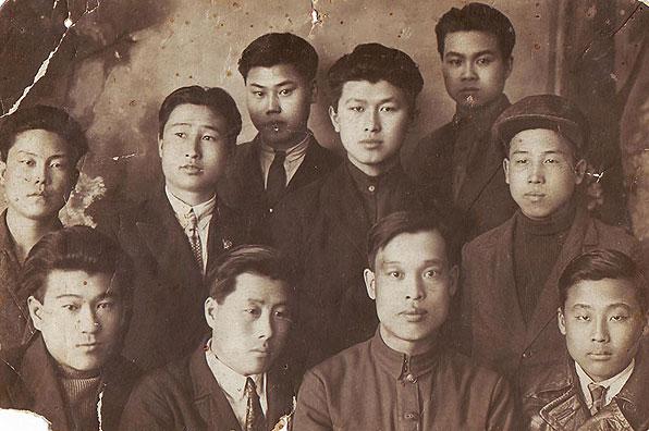 Young Soviet Korean university students in 1934, three years before the deportation. Courtesy of Victoria Kim.