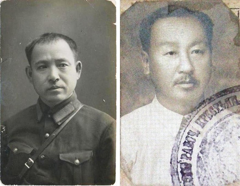 Left: Han Chan Ger, a famous Korean hero of the civil war in the Far East, 1918-1922. Right: Park Gen Cher, another famous Korean hero of the civil war in the Far East. Courtesy of Victoria Kim. 