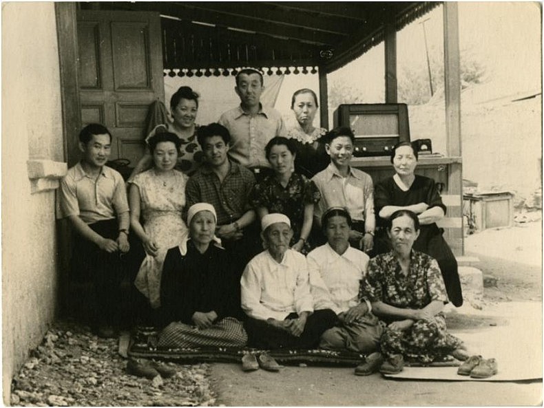 A typical Korean family in a kolkhoz after 1956. Courtesy of Victoria Kim.