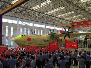 China-Built World’s Largest Amphibious Aircraft Gears Up for Maiden Flight