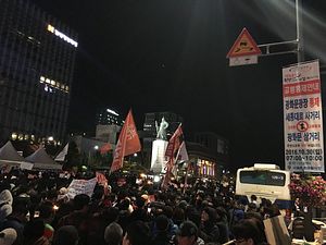 South Korea: People Power Backs Left Into a Corner