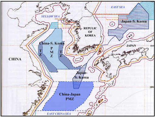 Source: Xue, Gui Fang, "China's Response to International Fisheries Law and Policy: National Action and Regional Cooperation," Doctoral Dissertation, University of Wollongong, Centre for Maritime Policy, October, 2004.