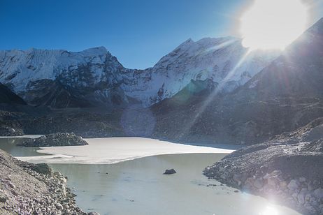 Draining a Glacial Lake in Nepal