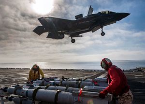 F-35B Completes Weapons Load Testing on US Navy Amphibious Assault Ship