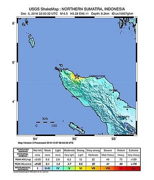 102 Killed in Aceh Quake, Mercifully No Tsunami