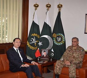 Chinese Envoy, Pakistani Army Chief Discuss CPEC Security