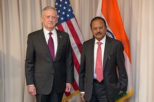 Mattis Hosts Indian National Security Adviser in Washington