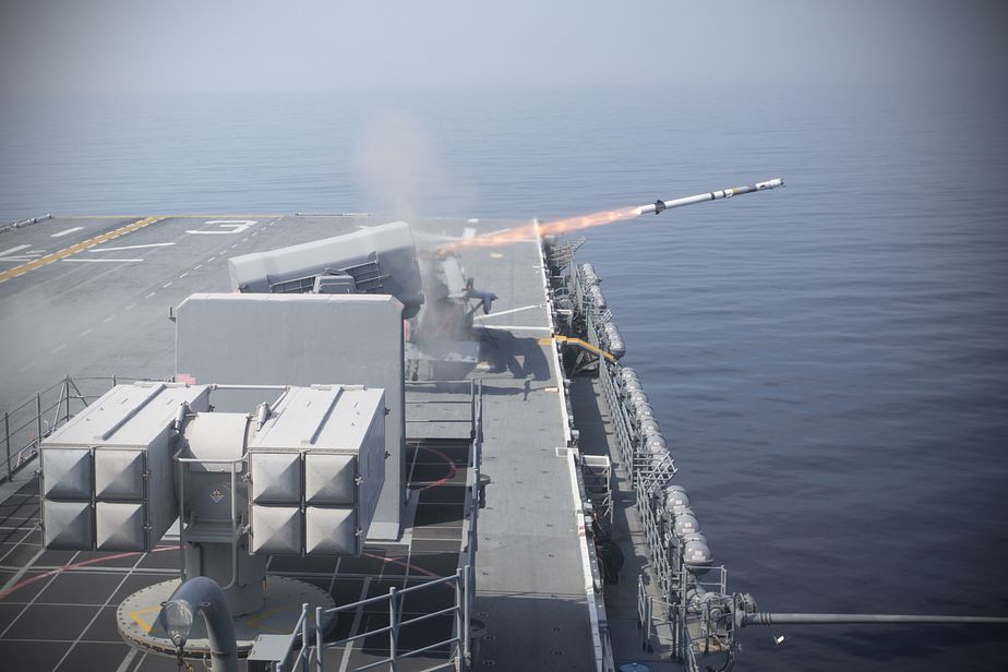 US Navys Latest F Carrying Warship Shoots Down Drone In Missile Drill The Diplomat