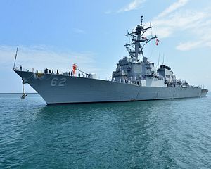 US Destroyer Makes Port Call in Philippines’ Subic Bay