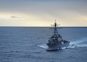 2 US Navy Warships Transit Taiwan Strait Following Chinese Navy’s 70th Anniversary