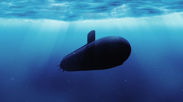 nuclear submarine submerged