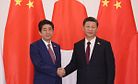 Abe Makes a Surprise Appearance, Hails 45 Years of Japan-China Relations