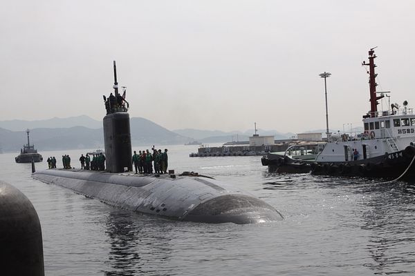 US nuclear-powered submarine arrives at South Korean port day