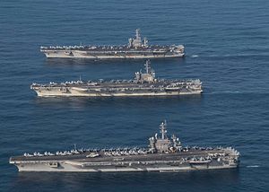 3 US Carrier Strike Groups Hold Massive Naval Drill with South Korean, Japanese Navies in Western Pacific