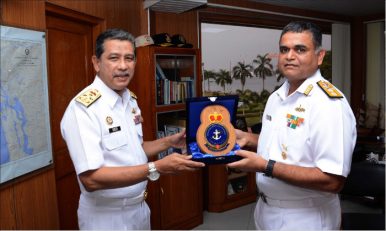 Malaysia Navy Commander Makes India Voyage