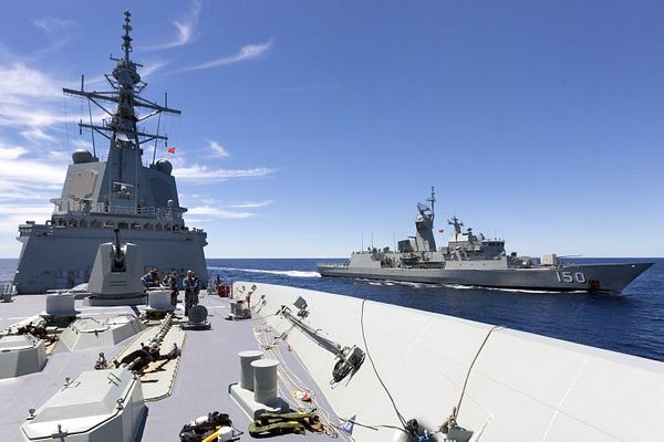 Australia’s Deadliest Warship Completes 1st Ever Replenishment at Sea ...