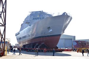 US Navy Christens New Littoral Combat Ship
