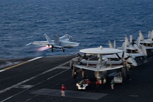 US Carrier Conducts Air Wing Sortie Drills in South China Sea